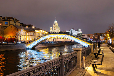 Новогоднее оформление Москвы