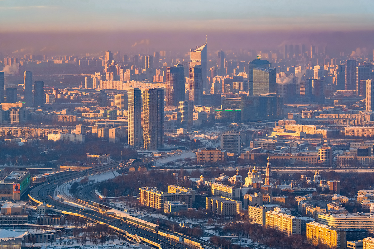 Зимние панорамы Москвы