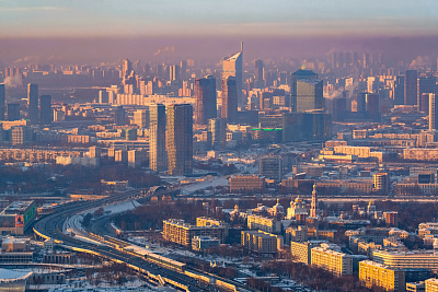 Зимние панорамы Москвы