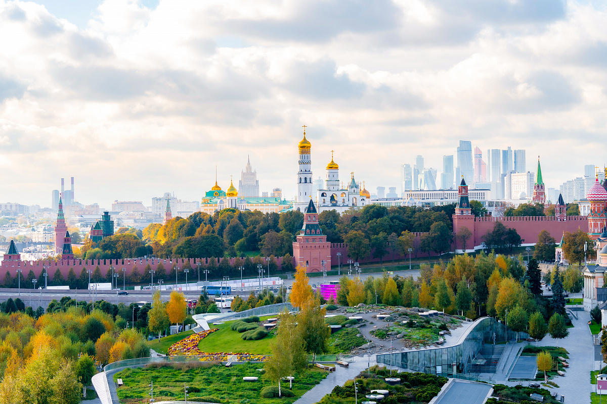Парк «Зарядье» осенью
