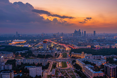 Панорамные виды на Москву