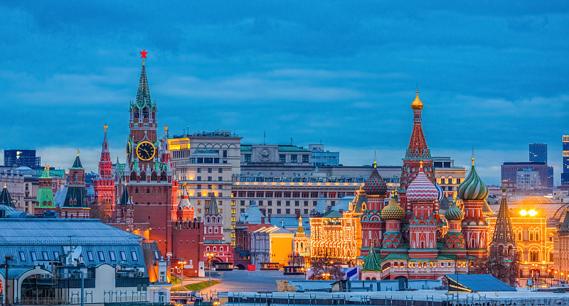Вечерние виды Москвы