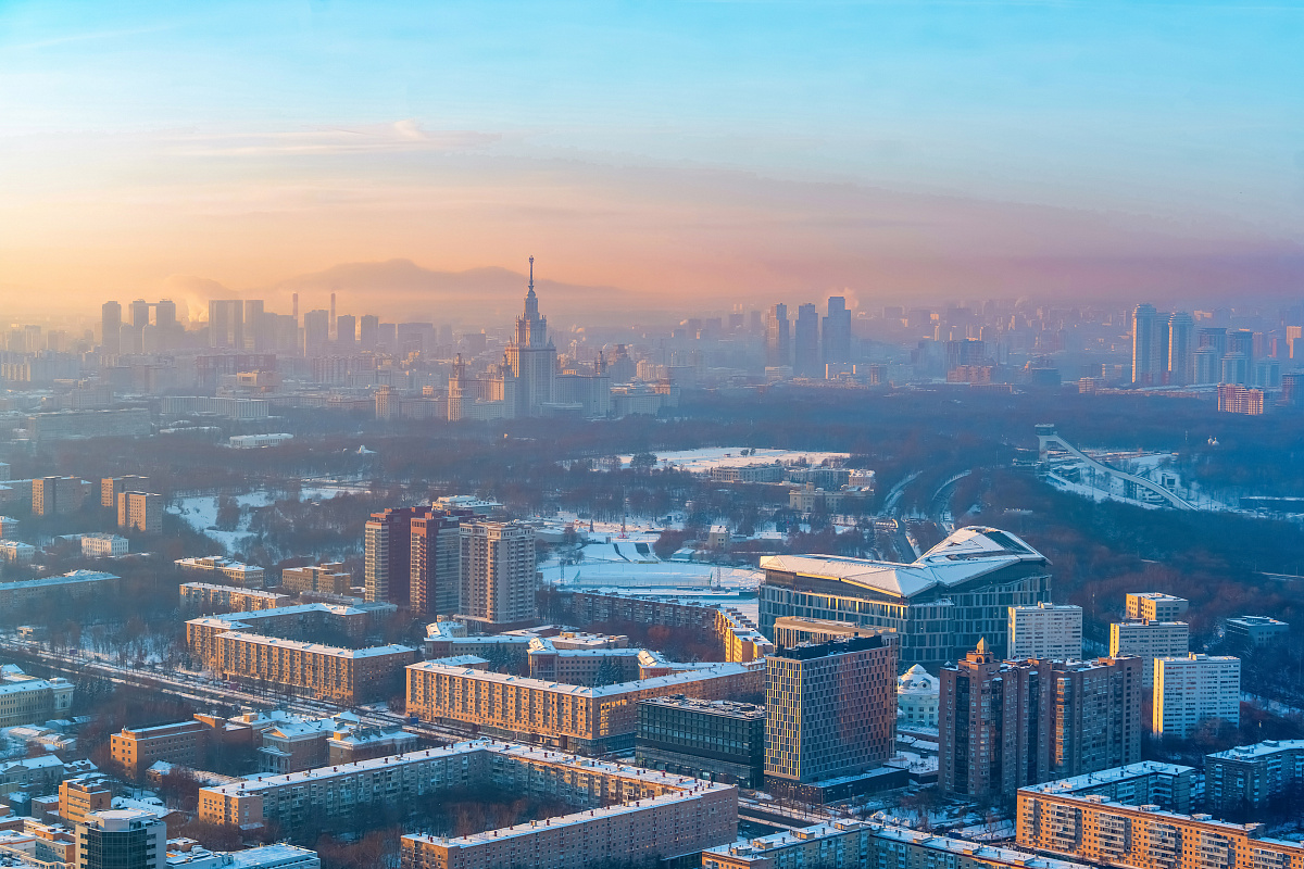 Зимние панорамы Москвы