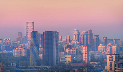 Рассветные виды Москвы