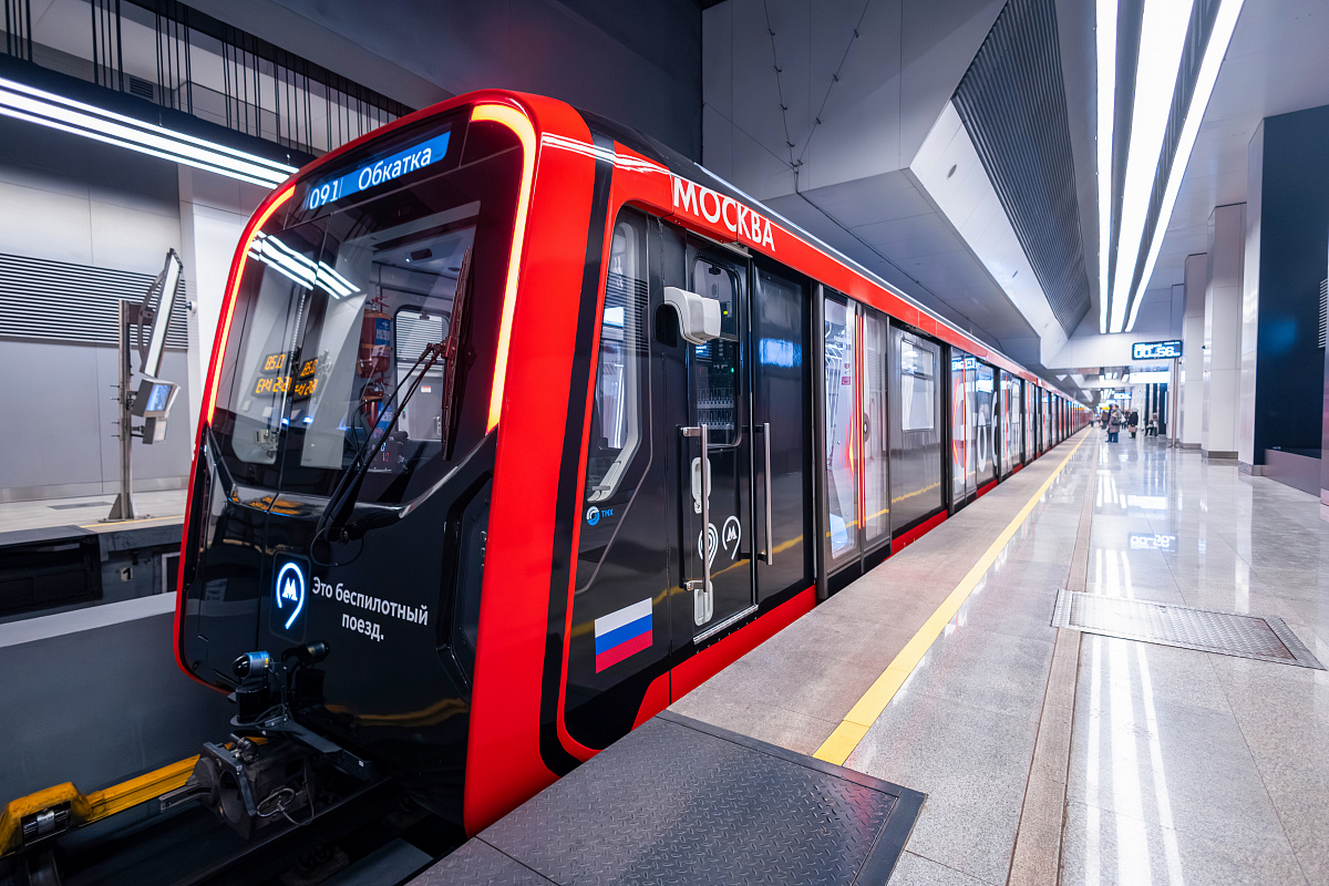 Тестирование беспилотного поезда метро