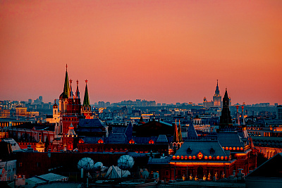 Вечерние виды города