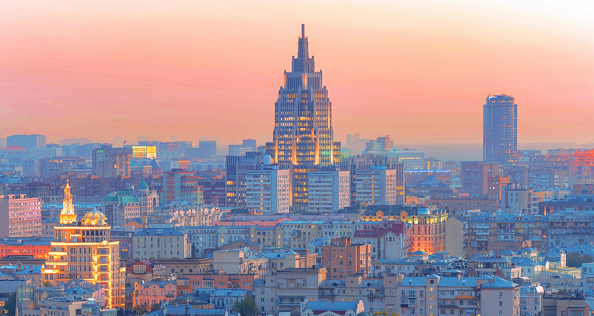 Рассветные виды Москвы
