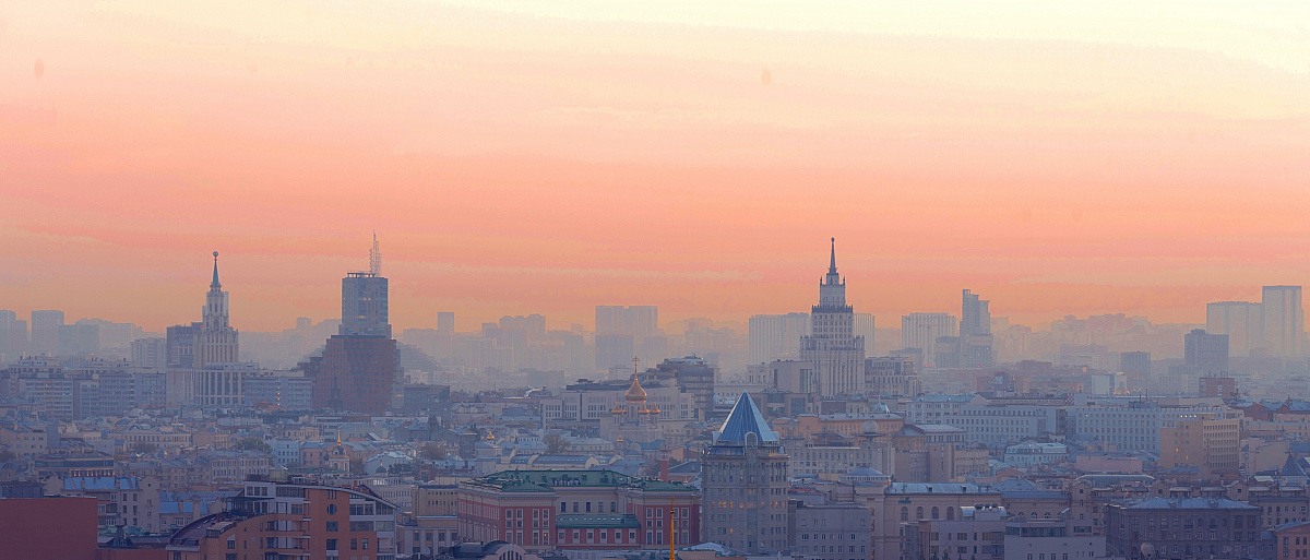 Рассветные виды Москвы