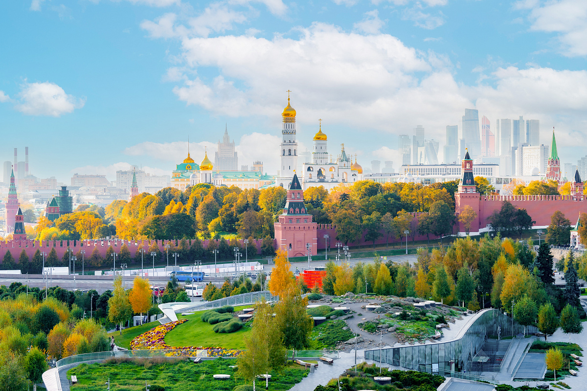 Парк «Зарядье» осенью