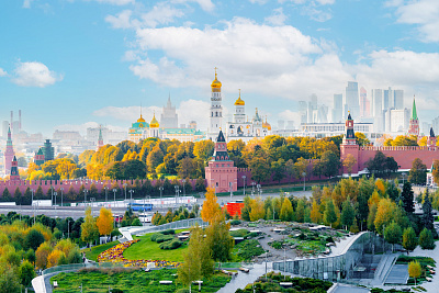 Парк «Зарядье» осенью